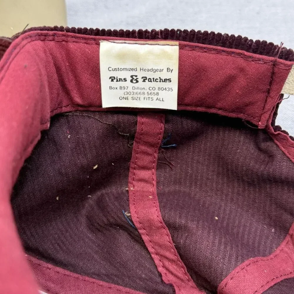Unbranded Men's Burgundy Hat
